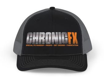 Snapback-truckerpet met Chronic FX-logo | Hoed met winkellogo voor speciale effecten