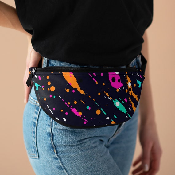 Paint splatter fanny pack new arrivals