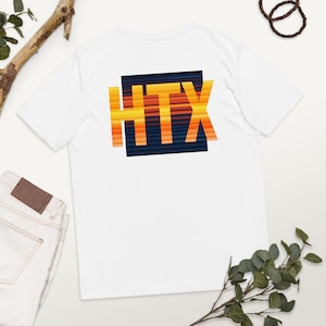 HTX Houston Graphic Tee: Unisex Original Design | Texas Pride Apparel | Houston Souvenir | Comfortable Cotton | Stylish Houston Gifts