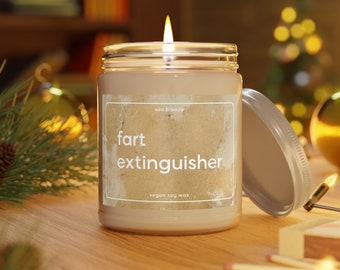 Bougie extinctrice de pets, cadeau drôle de bougie de soja pour des occasions amusantes, un anniversaire, une pendaison de crémaillère, des vacances, un cadeau pour lui ou elle