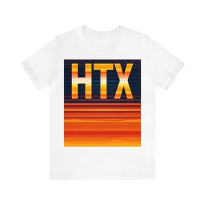 HTX Houston Graphic Tee: Unisex Original Design | Texas Pride Apparel | Houston Souvenir | Comfortable Cotton | Stylish Houston Gifts