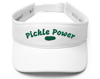 Pickle Power Pickleball Visier - Sonnenschutz & Style | Ideales Pickleball Geschenk