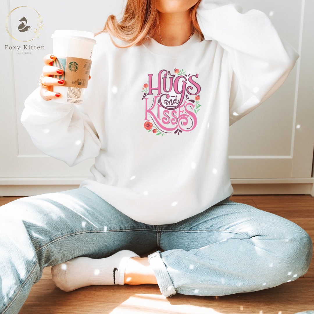 Hugs & Kisses Round Neck Sweatshirt main image 1