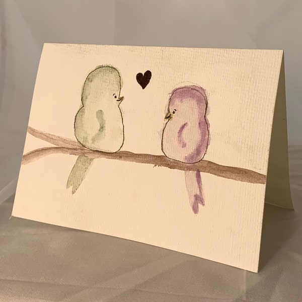 Hand Painted Greeting Cards Etsy