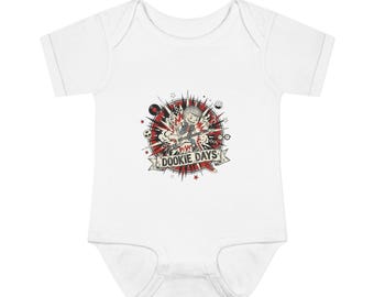 Dookie Days Skull Rocket Infant Bodysuit | Retro Punk Green Day Baby Graphic Onesie