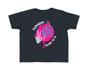 Turning Blink 18-2, Blink 182 toddler shirt, Turning 2