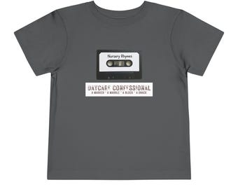 Daycare Confessional Cassette Tape Toddler Tee