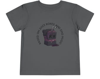 Raised on Juice Boxes and Emo Music Toddler Tee