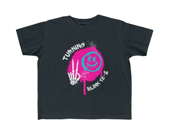 Turning Blink 18-2, camiseta para niños pequeños Blink 182, Turning 2