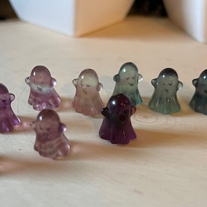 MINI Rainbow Fluorite GHOSTS