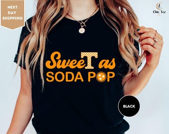 Sweet As Soda Pop Tennessee Shirt, Tennessee Football Tee, Football Shirt