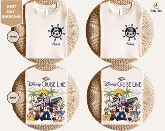 Custom Disney Cruise Line Shirt, Mickey And Friends Disney Cruise T-Shirt, Custom Family Disney Vacation Shirt, Disney Family 2025 Shirt