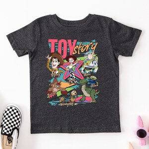 Toy Story Kids Shirt, Woody Buzz Tee, You've Got a Friend in Me Pixar Tee, Disney Family Trip 2026 Gift, Toy Story Family Vacation Shirt image 2