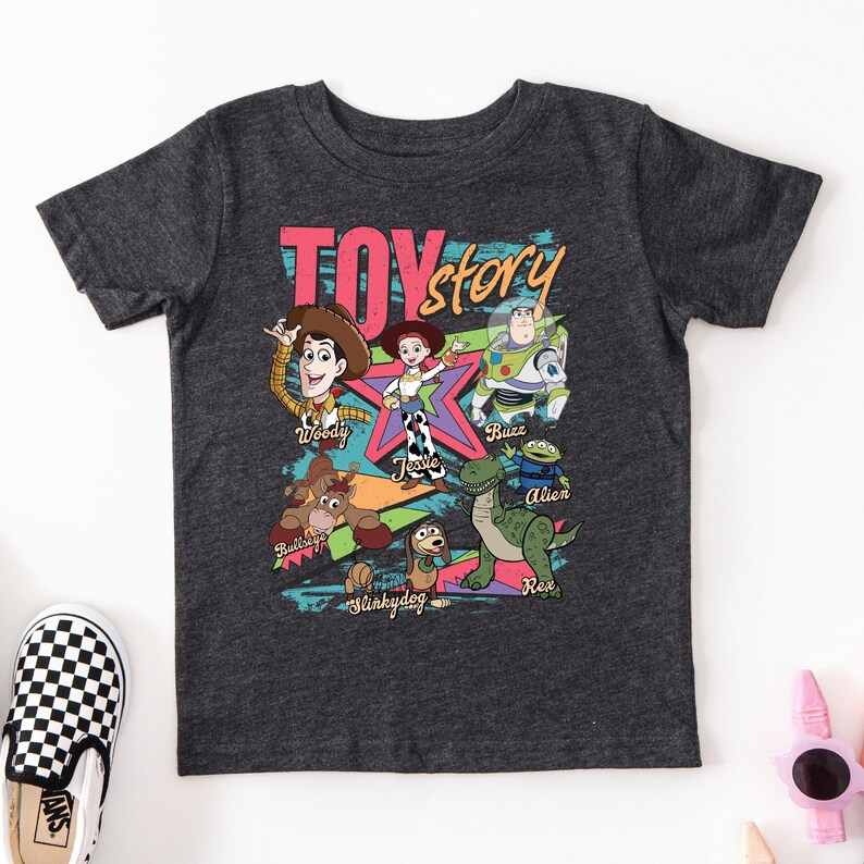 Toy Story Kids Shirt, Woody Buzz Tee, You've Got a Friend in Me Pixar Tee, Disney Family Trip 2026 Gift, Toy Story Family Vacation Shirt image 2