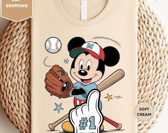 Mickey Baseball Shirt, Disney Sports Shirt, Mickey Mouse Baseball Shirt, Mickey Head Shirt, Baseball Shirt, Baseball Lover Shirt, Disney Tee