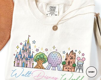 Walt Disney World T-Shirts, The Most Magical Place On Earth Shirt, Magic Kingdom Tee, Disneyworld, Disneyland Matching Trip Tee, Cute Tee