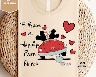 Disney Couples Anniversary Shirts, Disney Valentine Shirts, Disney Shirts for Couples , Disney Shirt for Women, Wedding Anniversary Shirt