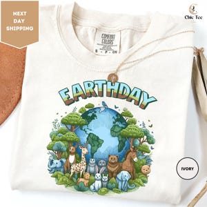 Comfort Colors Earth Day Everyday Shirt, Environmental Shirt, Recycle Shirt, Save The Planet Shirt, Climate Change, Save The Earth Shirt