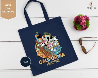 Disneyland California Tote Bag, Disney Tote Bag, Disney World Tote Bag, Disney Vacation Tote Bag, Disney Trip Tote Bag, Cute Gift Bag