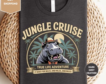 Disney Adventureland Jungle Cruise Shirt, Disney Hippos Shirt, WDW Disneyland Family Trip 2025 Shirt, Disneyworld Riverboat Cruise Shirt