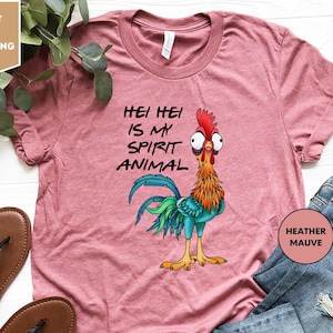 Disney Moana Shirt, Hei Hei Is My Spirit Animal T-shirt, Disney Family Matching Shirt, Walt Disney World Shirt, Disney Trip Shirt, Disney Tee