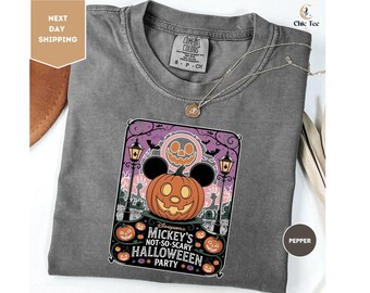 Comfort Colors Disneyworld Halloween Shirt, Mickey's Not So Scary Party Shirt, Hocus Pocus Shirt, Disney Halloween Shirt, Halloween Party