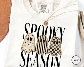Halloween Ghost Tee, Cute Ghosts Shirt, Halloween Ghosts, Spooky Season Tee, Spooky Shirts, Halloween Party, Retro Gift, Spooky Season