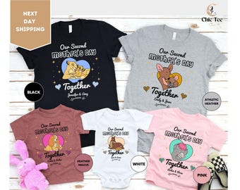 Our Second Mohter's Day Together Shirt, Disney Mohter's Day Shirt, Disney Mama Shirt, Custom Mother's Day, Custom Disney Mom Shirt, Mom Gift