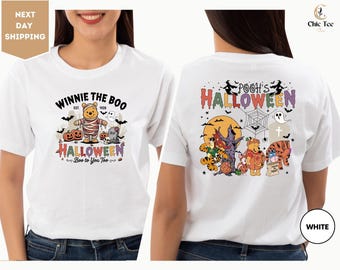 Winnie The Pooh Halloween Shirt, Pooh and Friends Halloween Trip T-Shirt, Not So Scary Shirt, Trick Or Treat Shirt, Halloween Party Shirt
