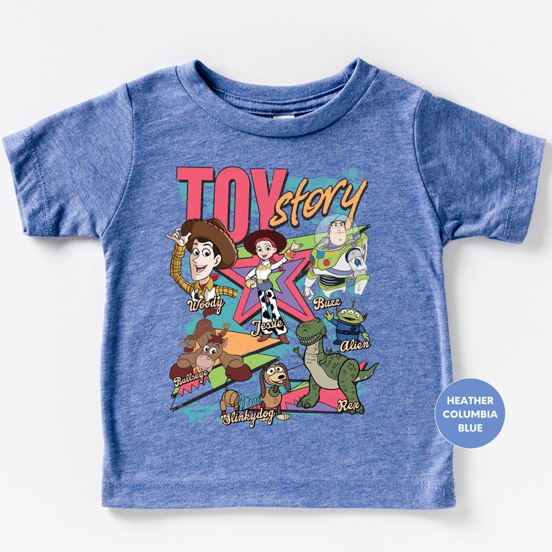 Toy Story Kids Shirt, Woody Buzz Tee, You've Got a Friend in Me Pixar Tee, Disney Family Trip 2026 Gift, Toy Story Family Vacation Shirt image 3