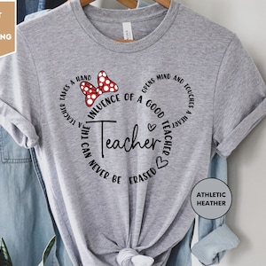 Cute Disney Teacher Shirt, Teacher Life Shirt, Teacher Motivational, Back to School, Best Teacher Tee