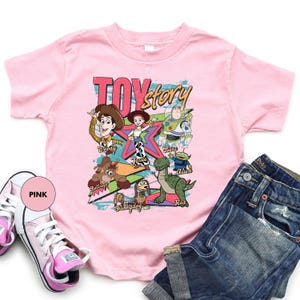 Toy Story Kids Shirt, Woody Buzz Tee, You've Got a Friend in Me Pixar Tee, Disney Family Trip 2026 Gift, Toy Story Family Vacation Shirt image 4