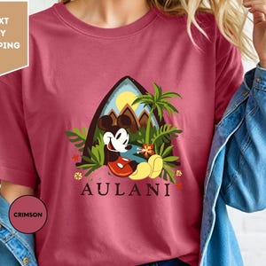 Comfort Colors® Aulani Mickey Shirt, Disney Aulani Family Trip Shirt, Disney Hawaii Shirt, Disney Trip Tee, Hawaii T-Shirt, Hawaii Crewneck