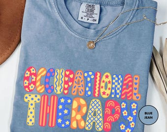 Occupational Therapy Shirt Retro OT T-Shirt Cute Occupational Therapist Gift COTA Assistant Tee Pediatric OT Student Shirt