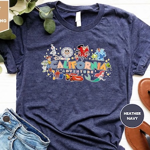 Disney California Adventure Shirt, Disneyland Tee, California Shirt, Family Vacation 2024, Disney Tee, Disney Trip Gift