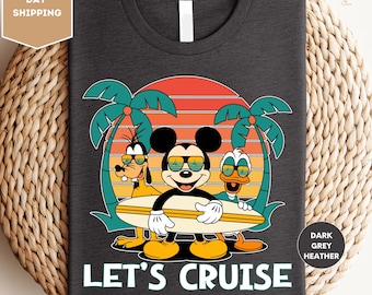 Disney Let's Cruise Shirt, Let's Cruise Shirt, Disneyland Shirt, Disney Cruise Shirts, Disneyworld Shirt, Disneyland Family Cruise Shirt