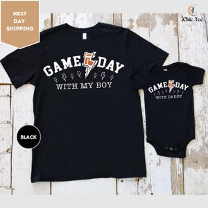 Daddy and Me Football Shirts, Father and Son Gameday Shirts, Football Season, Football Dad Shirt, Football Sunday Shirts, Fathers Day Gift