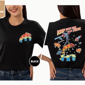 Maglietta Pizza Planet Toy Story, Maglietta Disney Aliens, Maglietta Pizza Planet, Magliette della famiglia Toy Story, Maglietta divertente Disney Pizza, Maglietta Disney