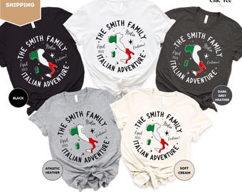 Personalized Italy Group Trip Shirt, Custom Family Italian Vacation Matching Family Shirt, Italy Trave Group Shirt, Girl's Trip Shirt