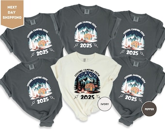 Comfort Colors Cousins Camping Crew Shirt, Cousins Crew Shirt, Camping Shirt, Camper Shirt, Camp Şife, Camping Group Shirt, Gift For Camper