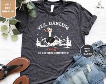 Yes Darling Do You Need Something, Goose Astarion Tshirt, Honk Shirt, Sarcastic Shirt, Funny Tshirt, Honk Funny Tshirt, Gifts for Her