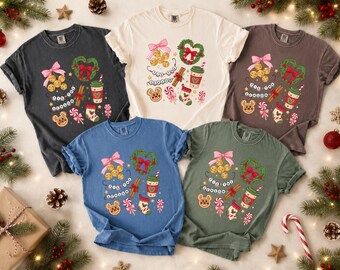 Christmas Gingerbread T-Shirt, Christmas Family Shirt, Party t-shirt, Holiday Season, Gingerbread Tee, Christmas Matching Outfit, Cute Tee