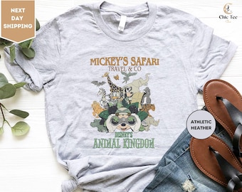 Disney Mickey's Safari Travel & Co Shirt, Mickey And Friends T-shirt, Animal Kingdom Safari Mode Tee, Birthday Gift, Disneyland Family Trip