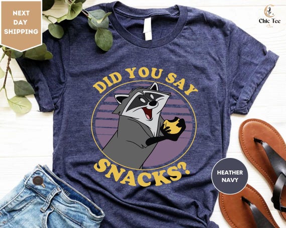 Did You Say Snacks Shirt, Magic Kingdom Shirt, Disney Raccoon Shirt, Funny Family Trip Shirt, Snacking Around Shirt