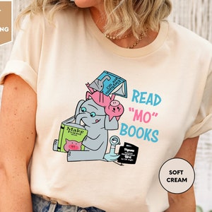 Read More Book T-shirt, Good Day To Read Kids Tee Funny Piggie Elephant Pigeons Shirt, Children Books, Book Lover Gift