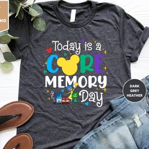 Today Is A Core Memory Day Shirt, Disney Inspired Trip Tee, Mickey Ear Shirt, Inside Out Friends Tee, Magical Vacation Tee