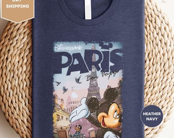 Disney Paris Mickey Shirt, Disneyland Paris Trip Shirt, Eiffel Tower Mickey Mouse Shirt, France Paris Family Trip Shirt, Disney Paris Shirt