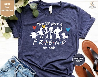 You've Got A Friend In Me Shirt, Vintage Friend Tee, Toy Story Shirt, Disney Family Vacation, Disney Trip