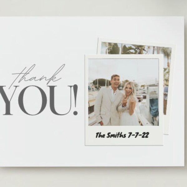 Wedding Thank you Cards, Thank you cards, Digital template, customizable thank you cards, customizable wedding cards