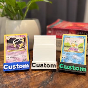Custom 3D Printed Trading Card Stand
